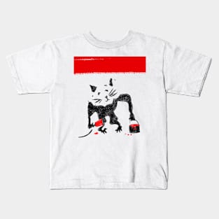 Rat With A paint Brush Kids T-Shirt